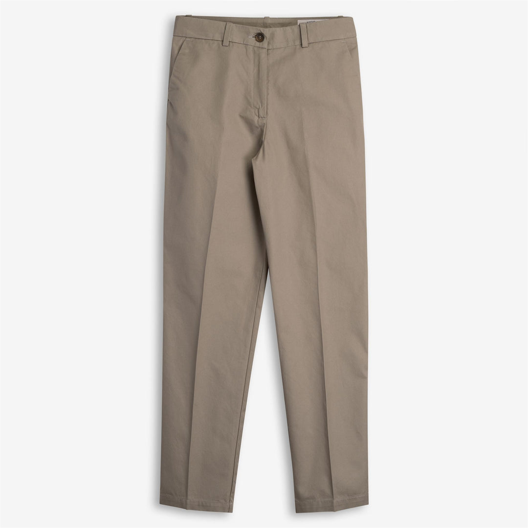 Pantalon chino beige pour femme, idéal pour les loisirs et le confort 01