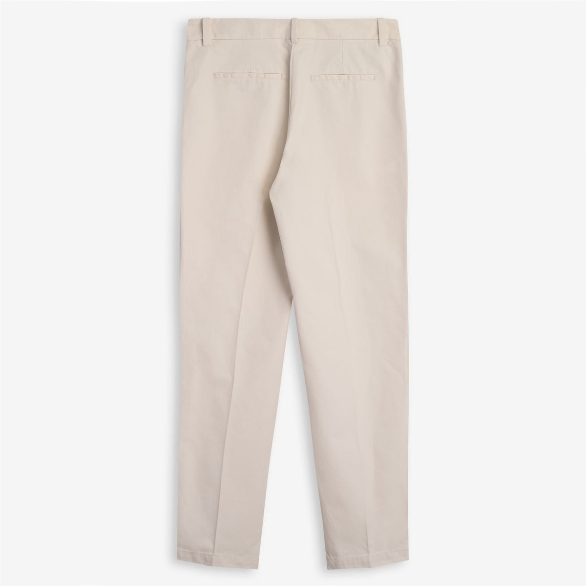Beige Women's Cotton Gabardine Chino Pant