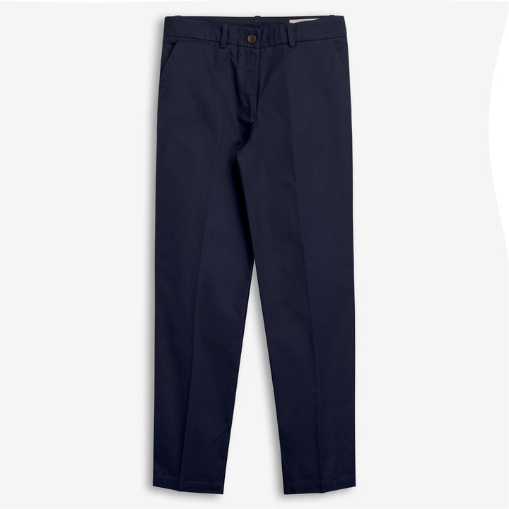 Pantaloni chino da donna blu scuro per il tempo libero 1