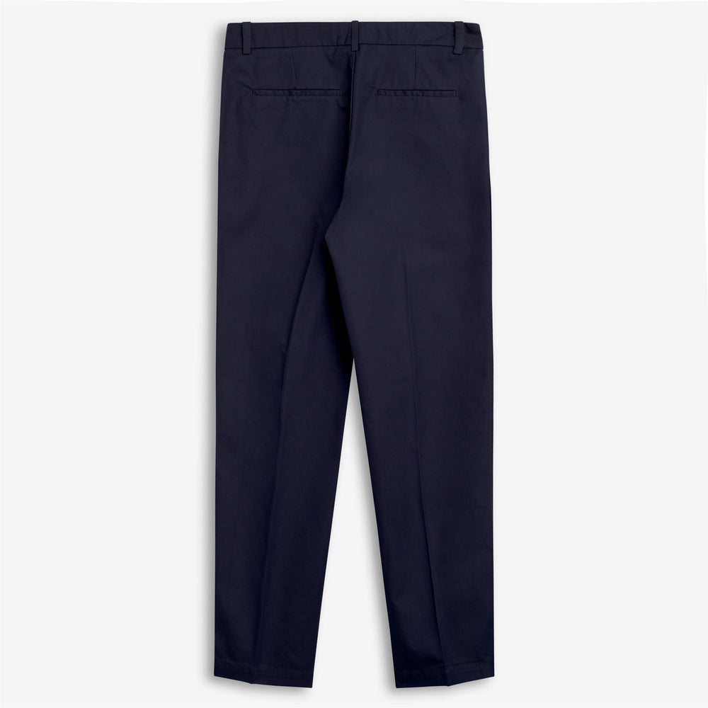 Pantalon chino bleu foncé pour femme, idéal pour les loisirs 02