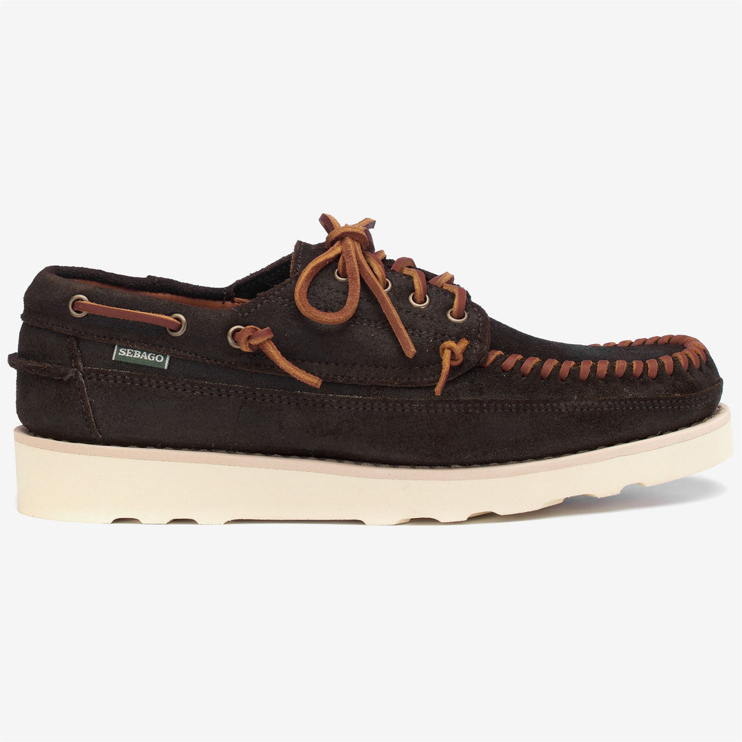 Dark Brown Men's Leather Low Cut Moccasins for Leisure Activities 01