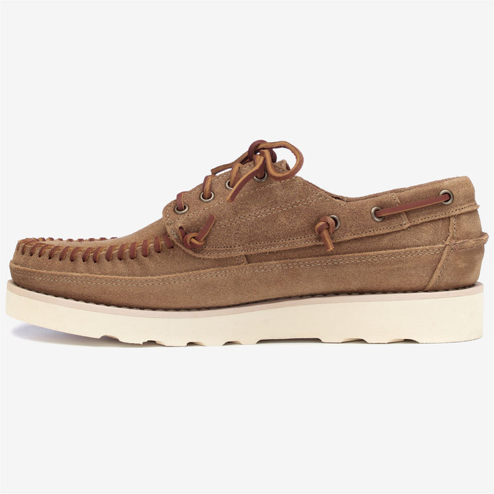Beige Yellow Men's Handcrafted Outdoor Moccasins 3