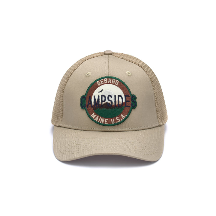 Beige brown Unisex Cotton Camp Cap for Leisure Activities 1