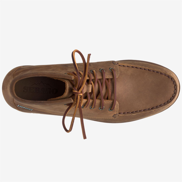 Brown Men's Moccasin Outdoor Boots with Leather Lining 4