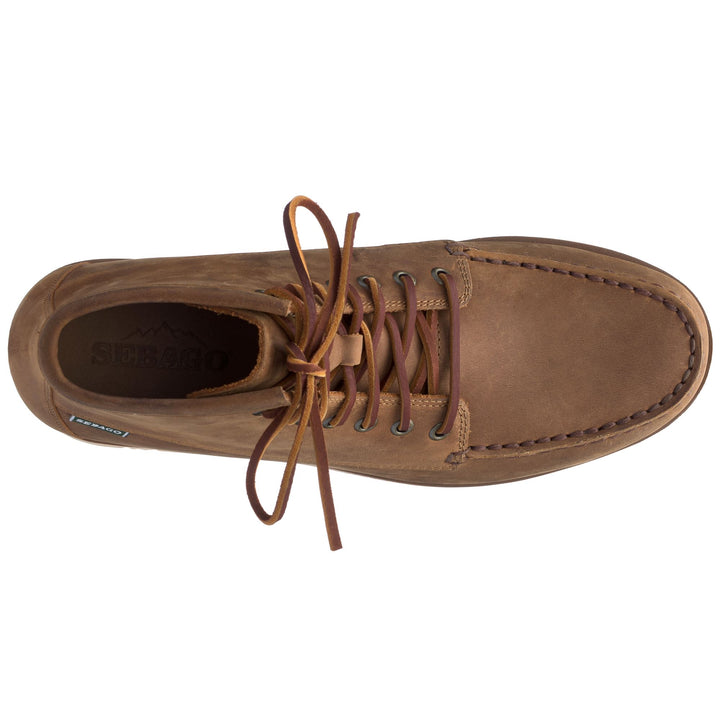 Brown Men's Moccasin Outdoor Boots with Leather Lining 4