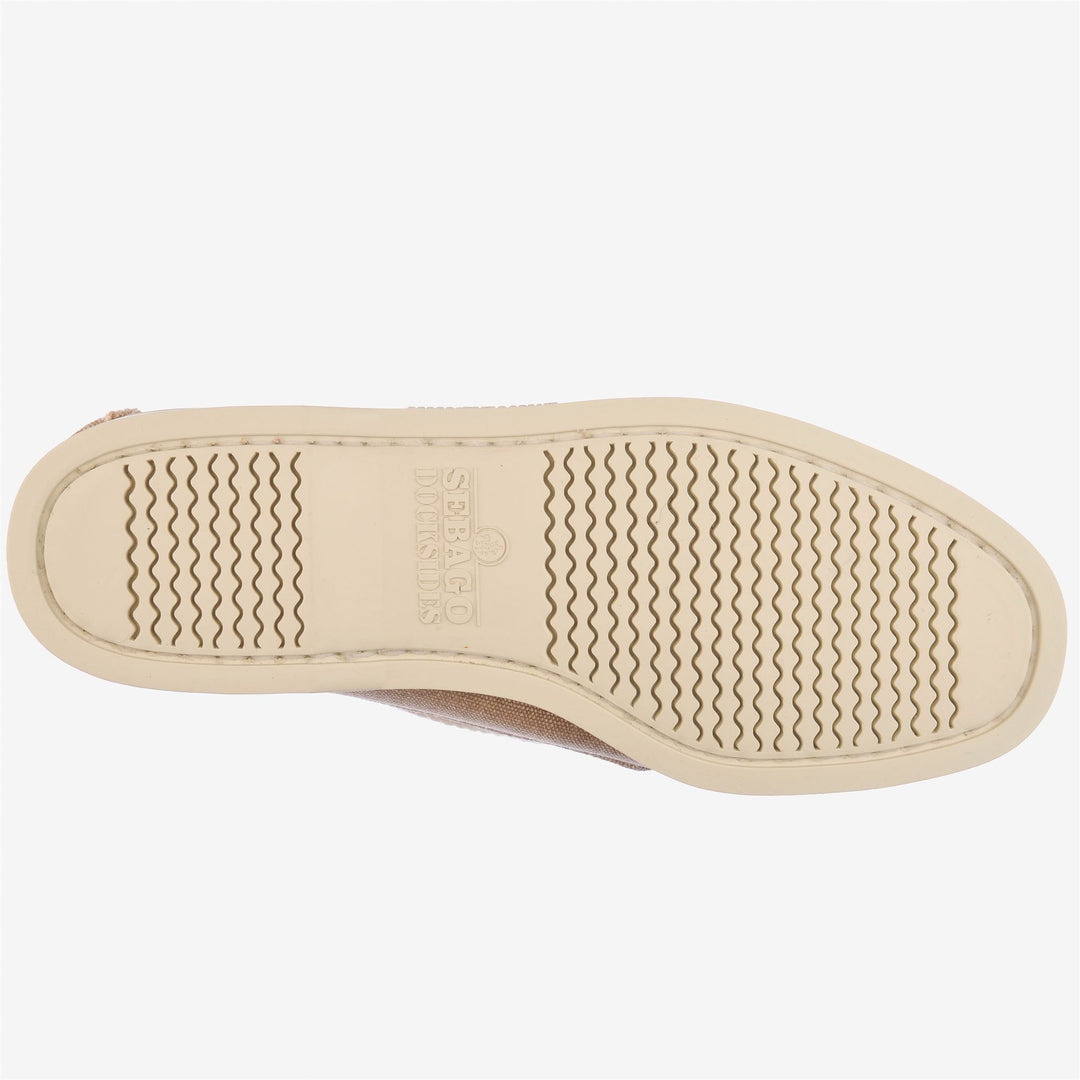 Beige Yellow Men's Nautical Moccasin Boat Shoes for Yachting main