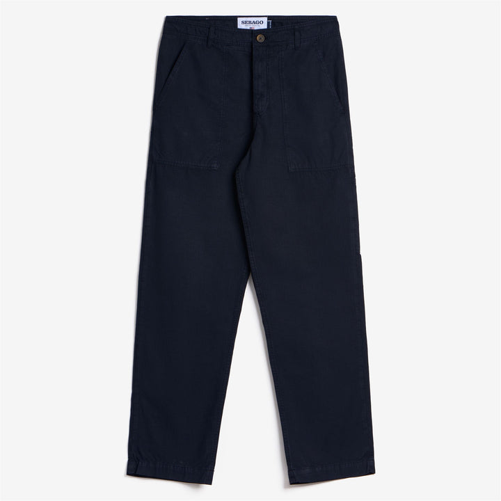 Marine Blue Men's Yachting Cargo Pants with Maxi Patch Pockets 1