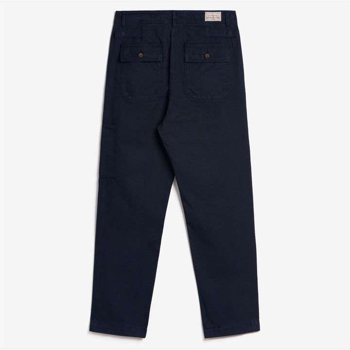 Marine Blue Men's Yachting Cargo Pants with Maxi Patch Pockets 2