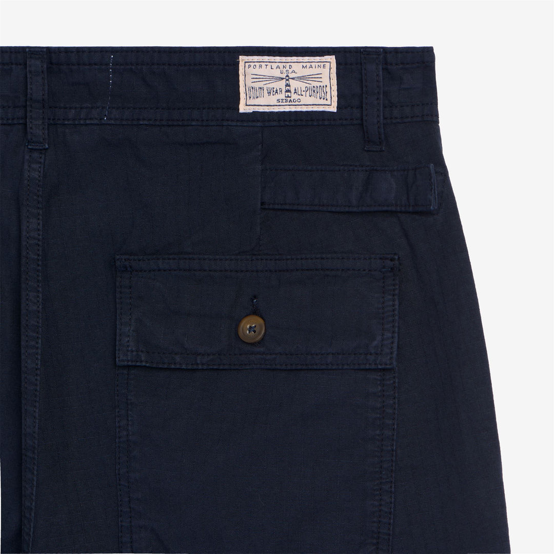 Marine Blue Men's Yachting Cargo Pants with Maxi Patch Pockets main