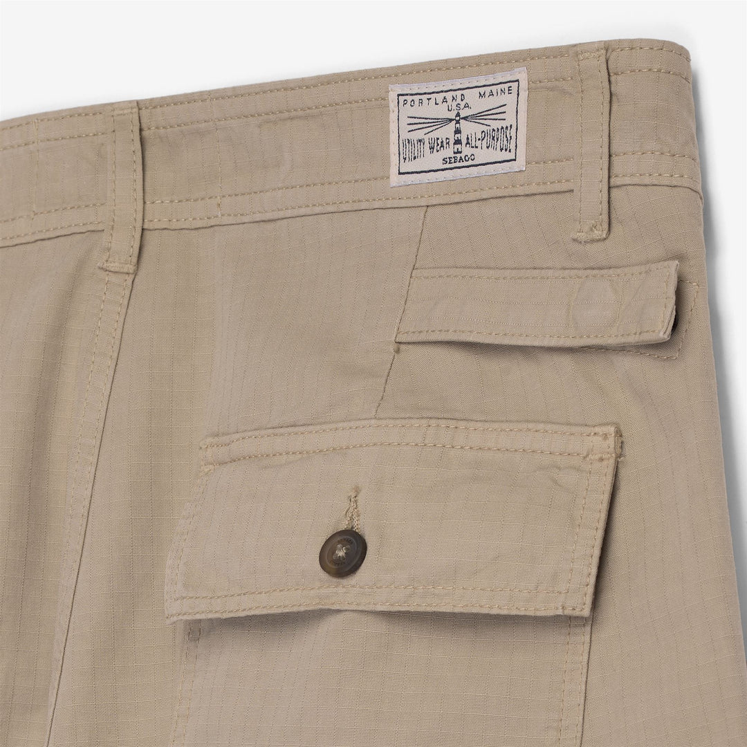 Beige-gelbe Yachting Cargohose für Herren mit entspannter Passform main