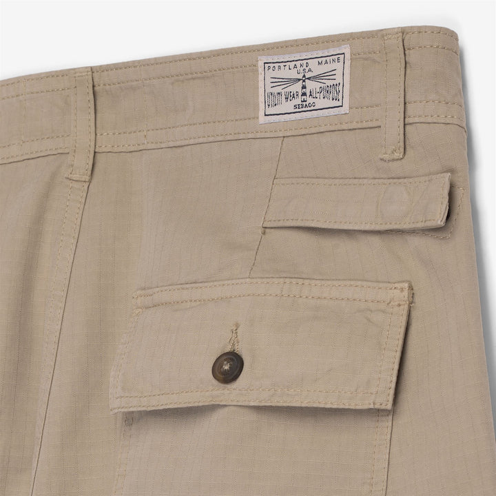Beige-gelbe Yachting Cargohose für Herren mit entspannter Passform 3