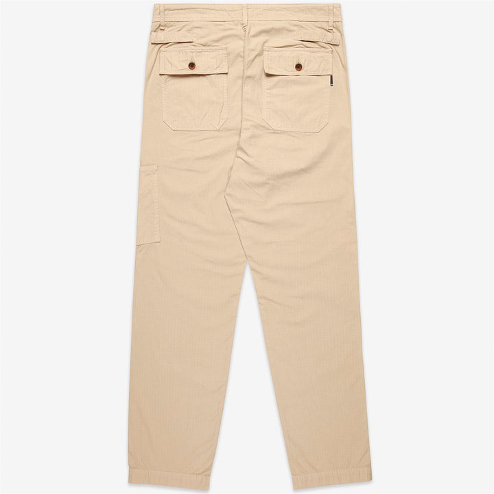 Beige-gelbe Yachting Cargohose für Herren mit entspannter Passform 2