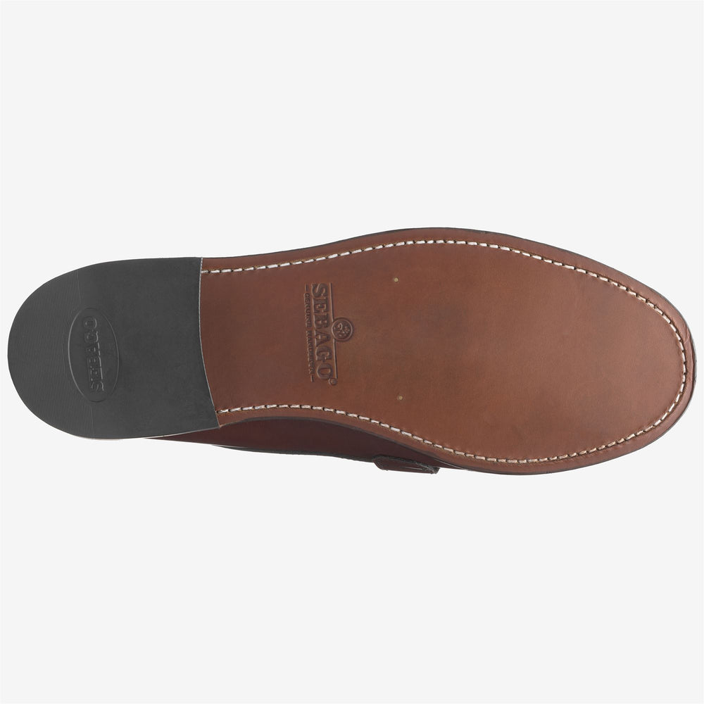 Mocassins élégants en cuir marron pour hommes avec franges distinctives 02