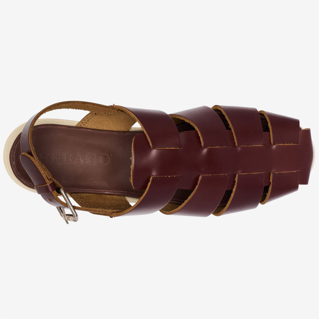 Brown Women's Adjustable Sandals with Non-Slip Rubber Sole main