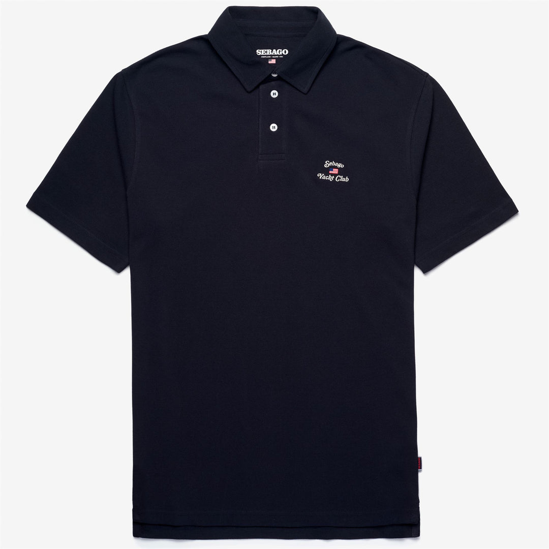 Marine Blue Unisex Yachting Polo Shirt with Classic Design 01