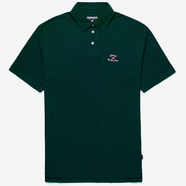 Polo Yachting Unisex Verde in Cotone Piqué 1