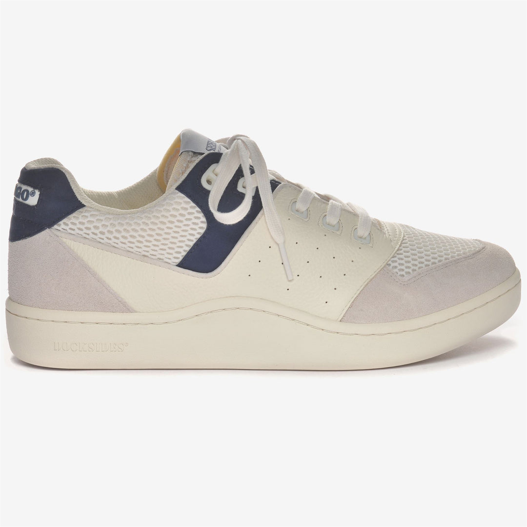 White blue Unisex Retro Sailing Sneakers 01