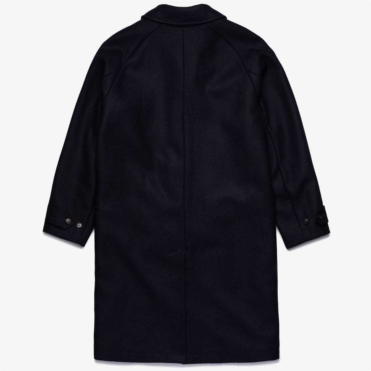Blauer Unisex-Wollmantel