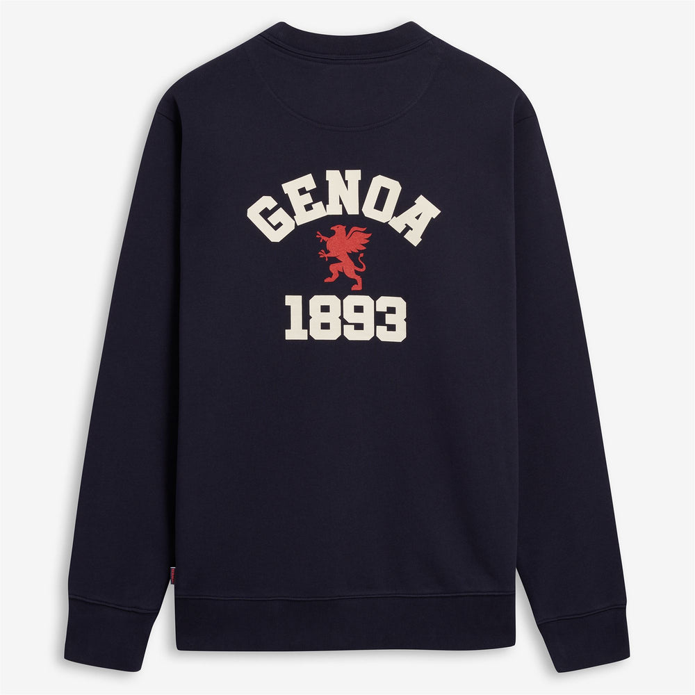 Pull ras du cou unisexe en polaire bleu marine pour les loisirs 02