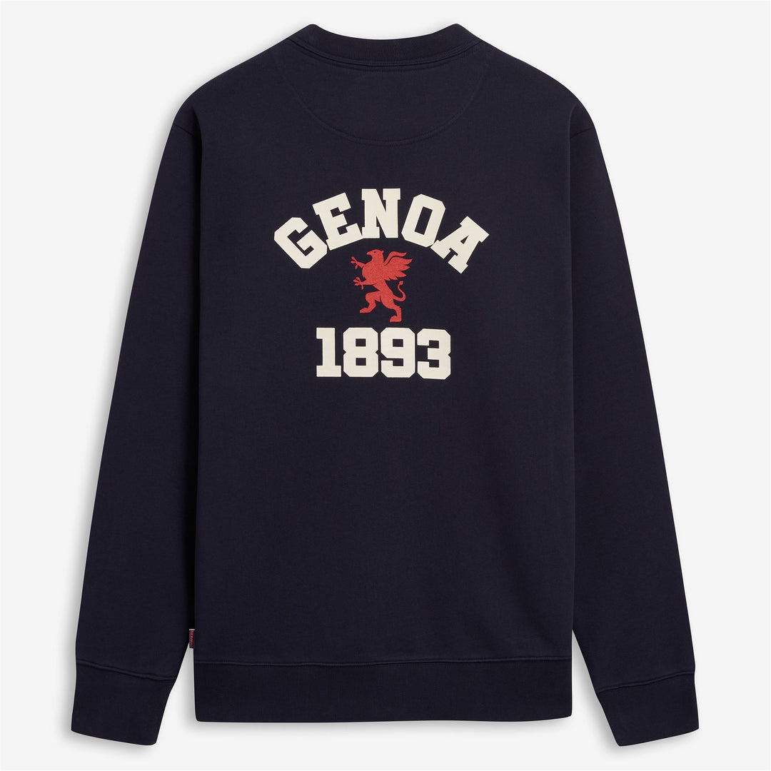 Pull ras du cou unisexe en polaire bleu marine pour les loisirs main