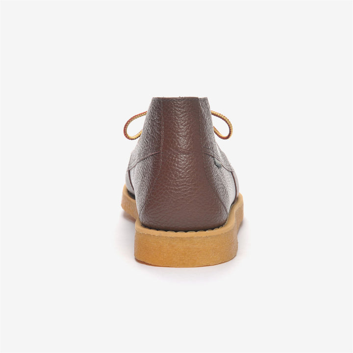 Mocassini in Pelle Basso Uomo Arancione Cognac per Tempo Libero 5