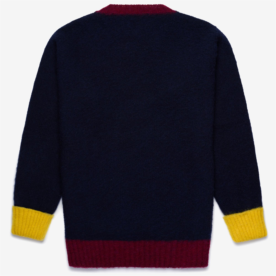 Blue Bordeaux Unisex Wool Knitwear Jumper for Leisure main