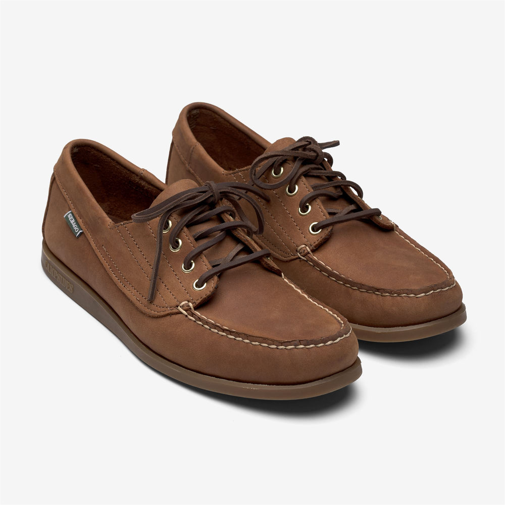 Brown Men's Artisan Moccasin Docksides for Outdoor Wear 02