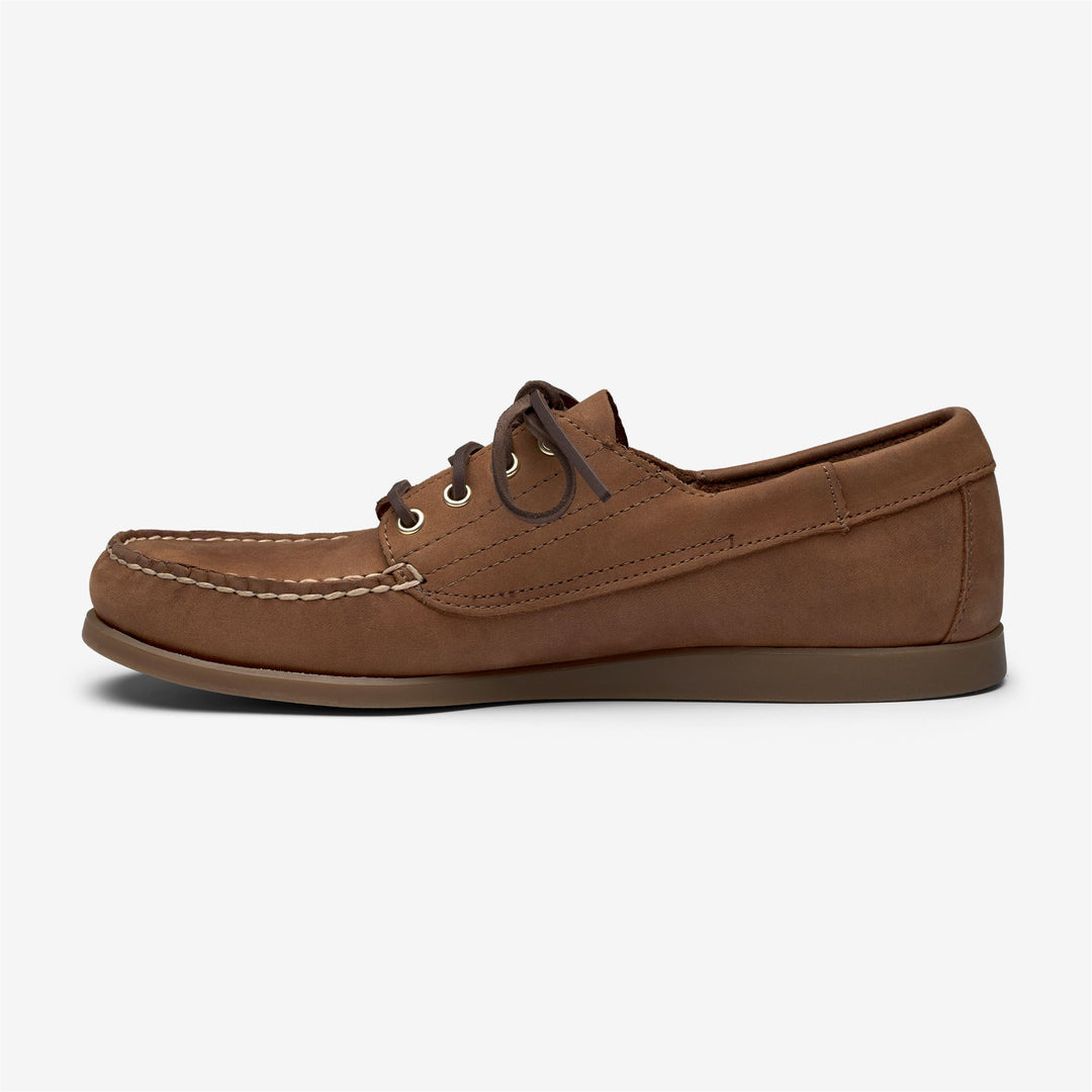 Brown Men's Artisan Moccasin Docksides for Outdoor Wear main