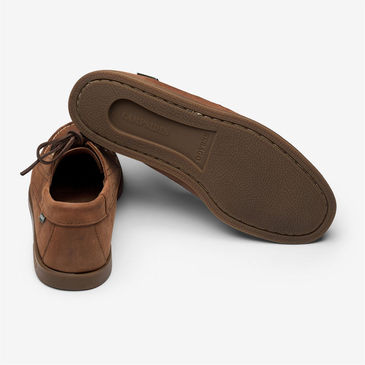 Brown Men's Artisan Moccasin Docksides for Outdoor Wear 4
