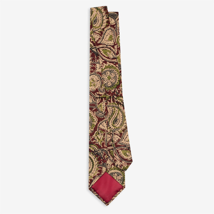 EASTBROOK TIE - Small Accessories - Tie - Man - FANCY BEIGE-GREEN-BORDEAUX 2