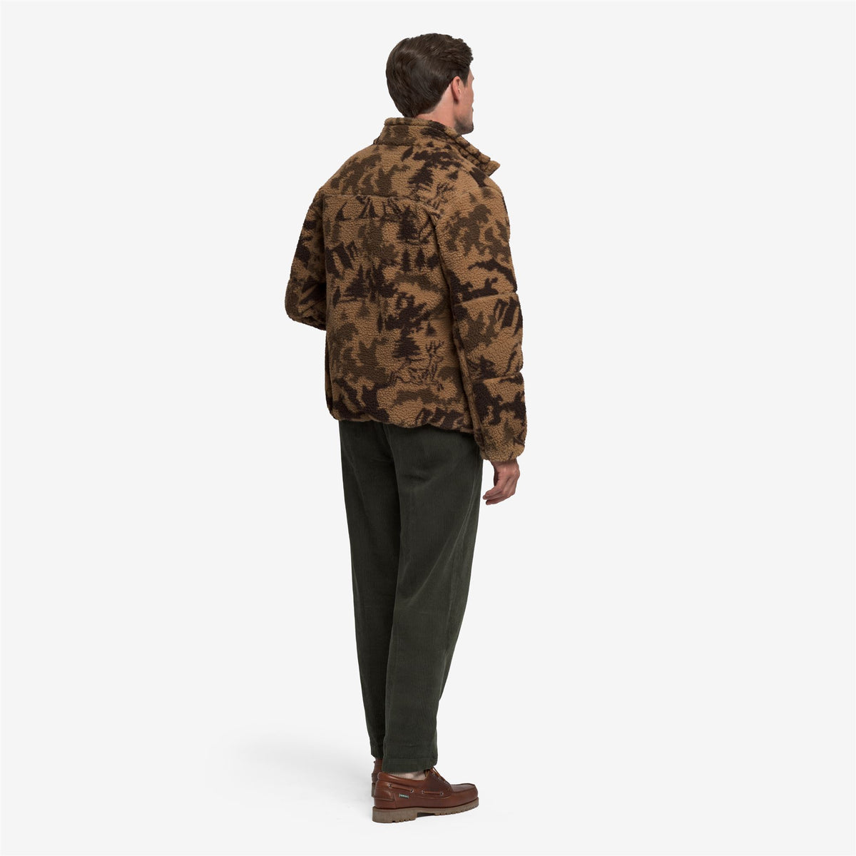 Fleece_Unisex_KAMOURASKA_Full Zip_Beige-Brown - Commercial 5