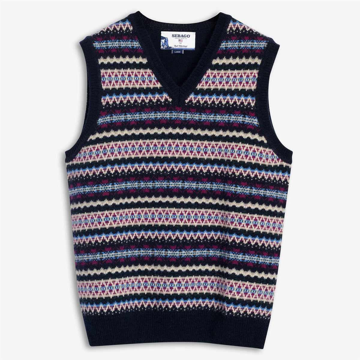 Violet Unisex Wool Vest