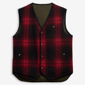 Dresses_Unisex_WILDRIVER CHECK_Waistcoat_Red-Black - Commercial 1