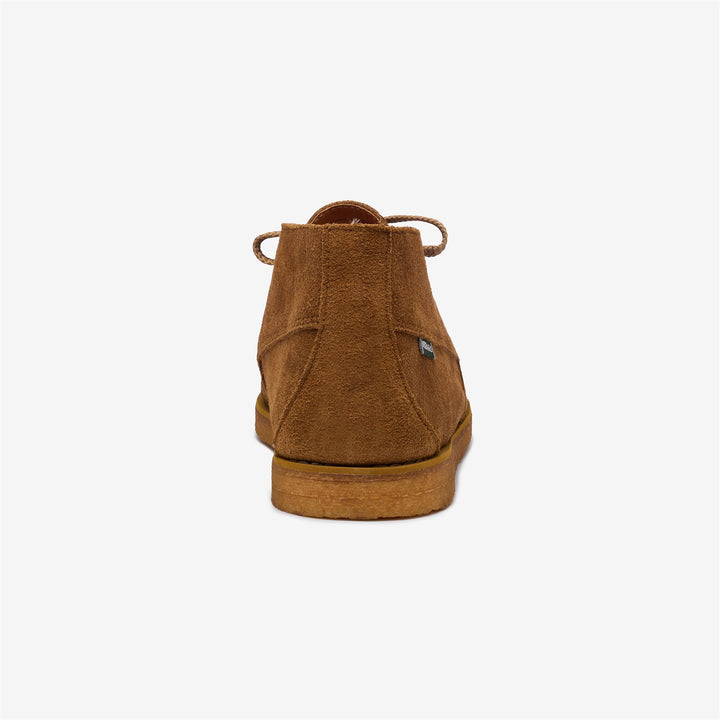 Mocasín de hombre color naranja coñac para actividades al aire libre 5
