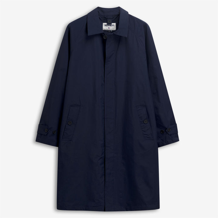 Chaqueta de ocio de nylon unisex azul marino 3/4 1