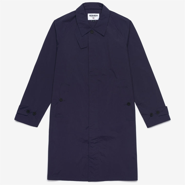 Chaqueta de ocio de nylon unisex azul marino 3/4 1