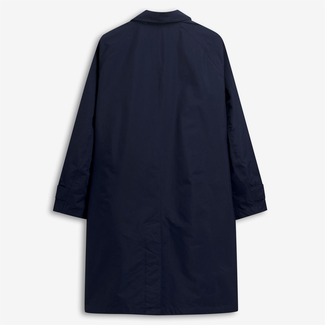 Giacca da Tempo Libero Unisex in Nylon Blu Marino 3/4 Lunghezza main