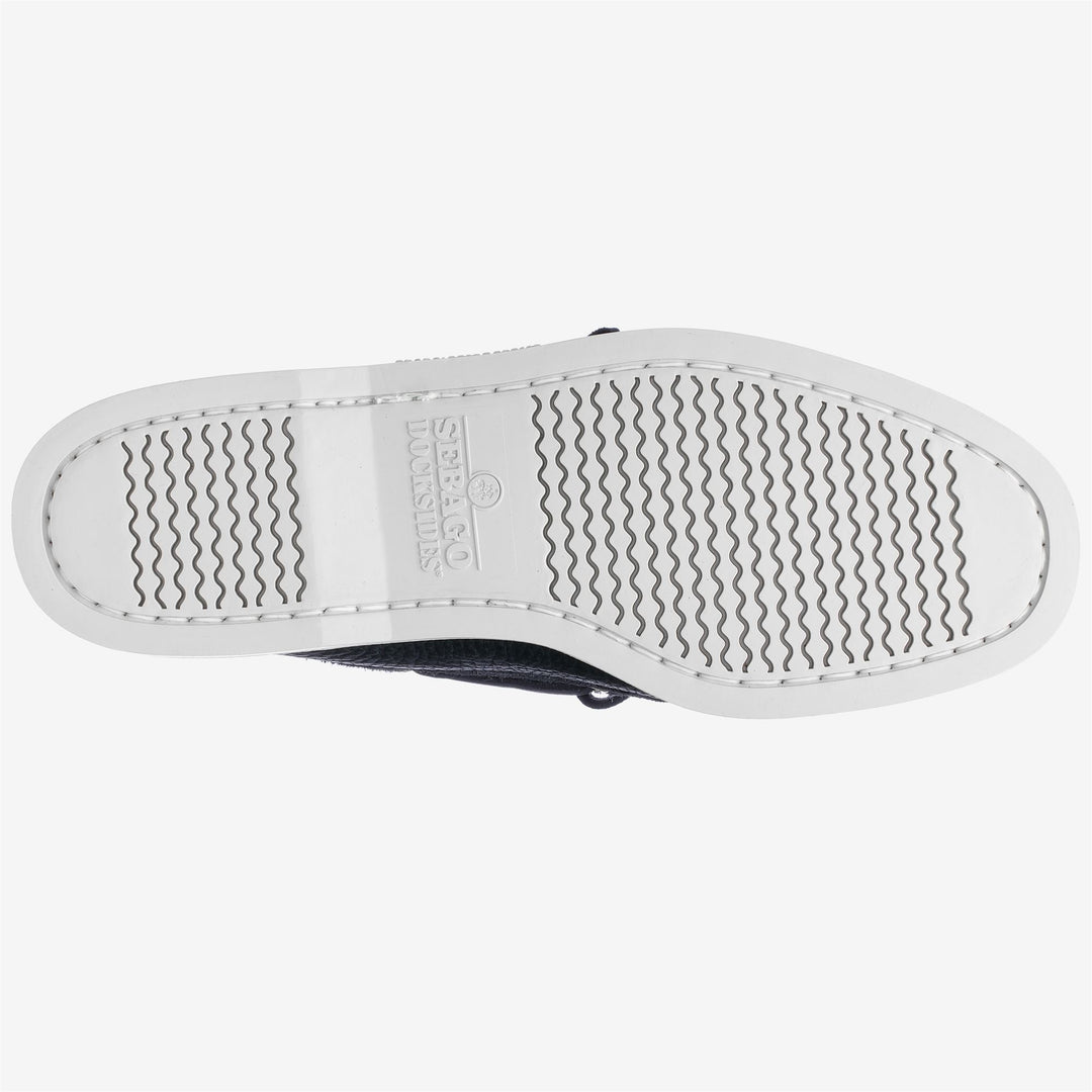 Marineblaue Yachting Mokassin-Bootsschuhe für Herren mit Obermaterial aus Leder main