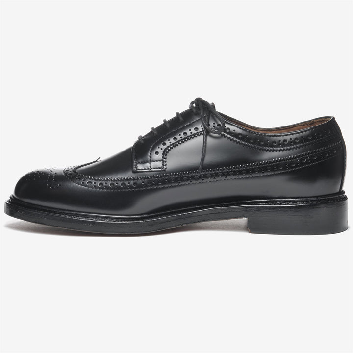 Chaussures basses en cuir noir à lacets pour homme 3