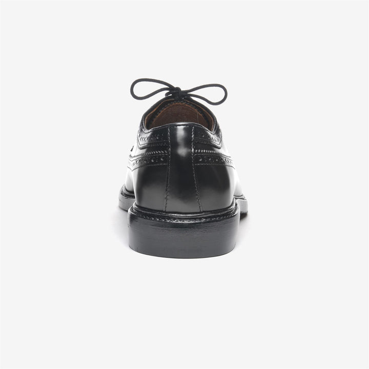 Chaussures basses en cuir noir à lacets pour homme 5