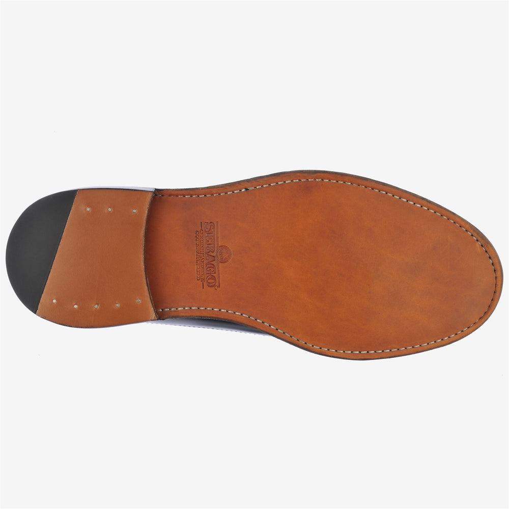 Black Men's Low Cut Leather Business Laced Shoes 02