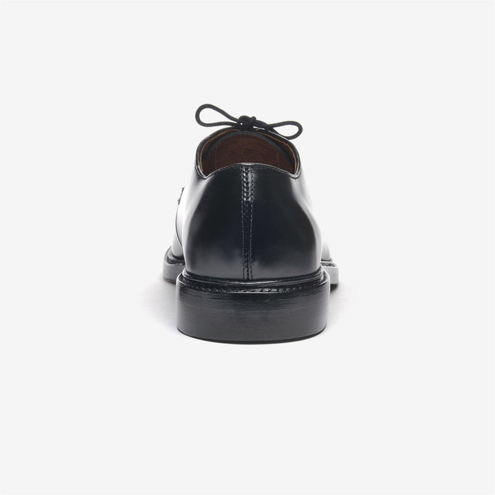 Schwarze Herren Businessschuhe aus Leder mit niedrigem Schaft für formelle Anlässe 5