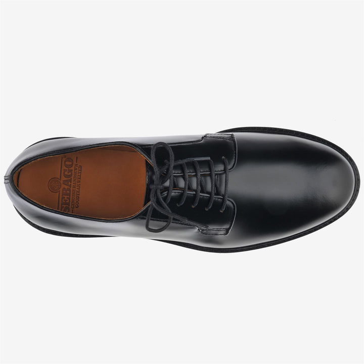 Schwarze Herren Businessschuhe aus Leder mit niedrigem Schaft für formelle Anlässe 4