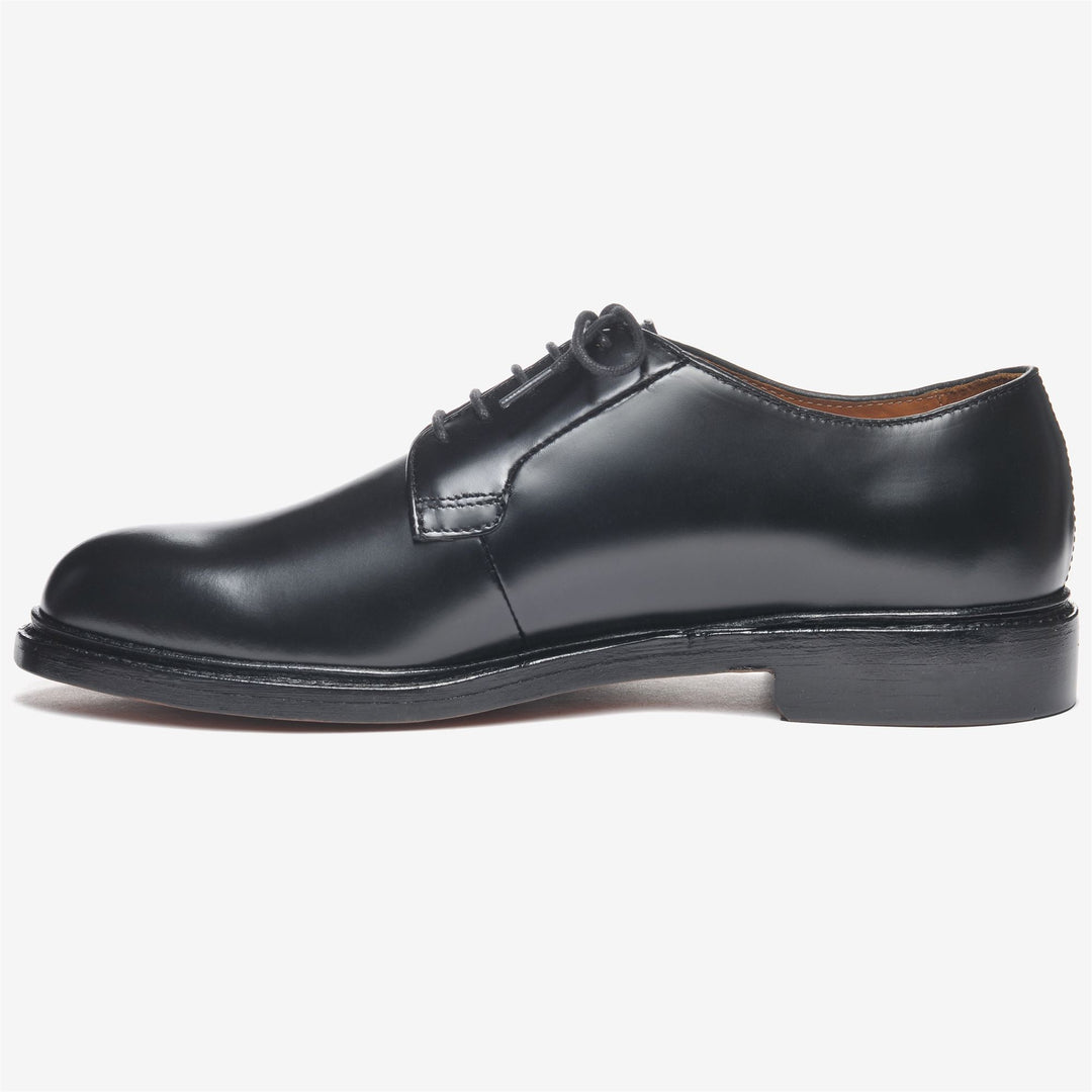 Schwarze Herren Businessschuhe aus Leder mit niedrigem Schaft für formelle Anlässe main