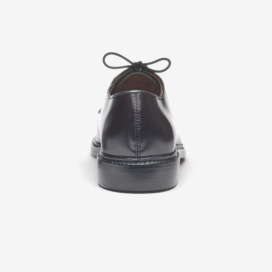 Burgundy Red Men's Leather Business Laced Low Cut Shoes main