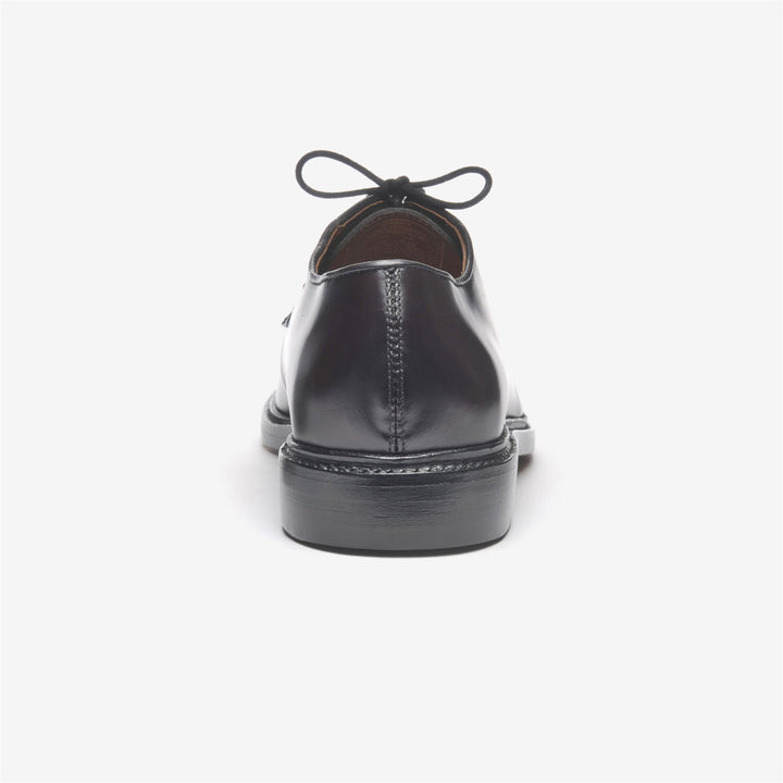 Burgundy Red Men's Leather Business Laced Low Cut Shoes 5