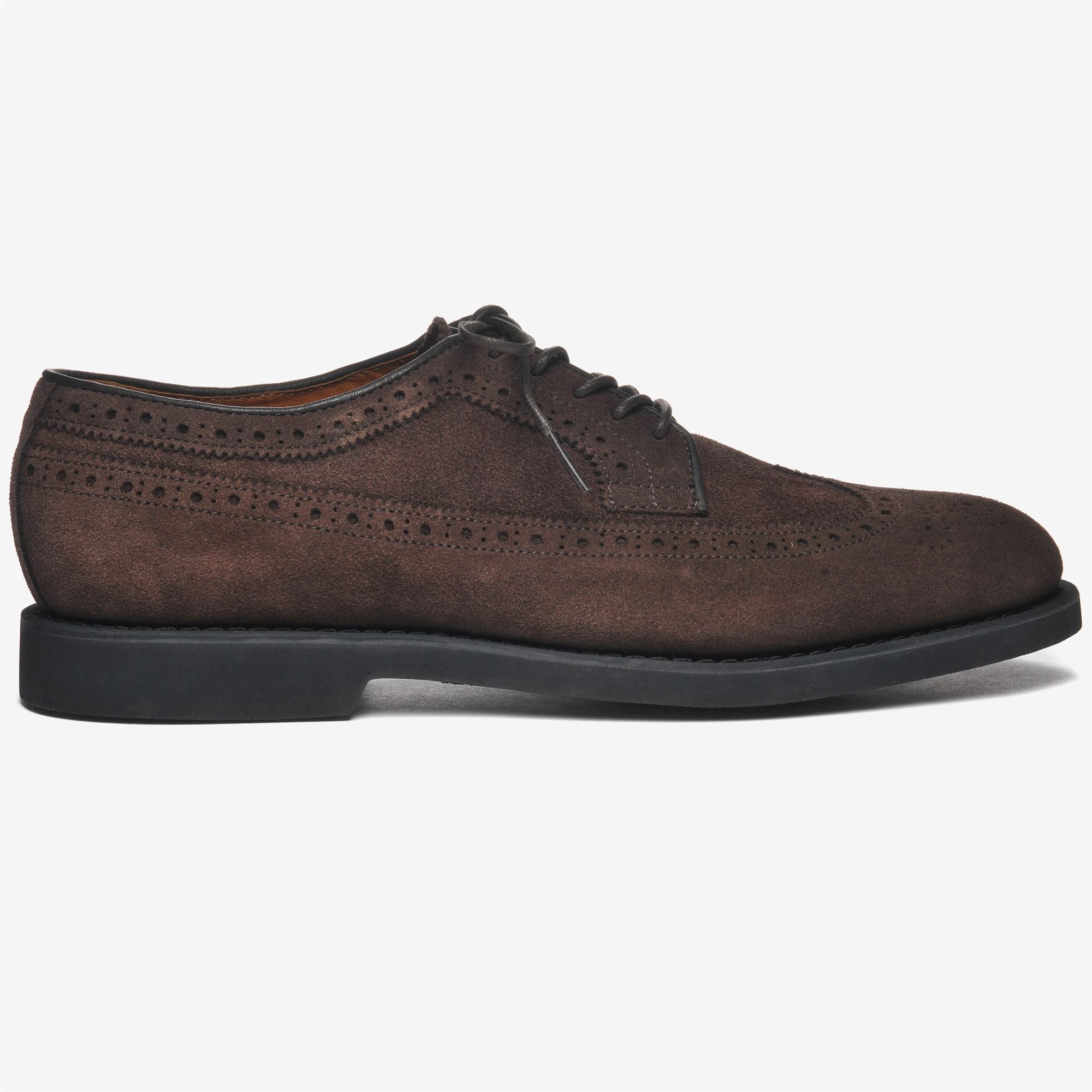 Laced Shoes_MAN_CANTON SUEDE_Low Cut_Dk Brown - Brown Seal - Commercial 1
