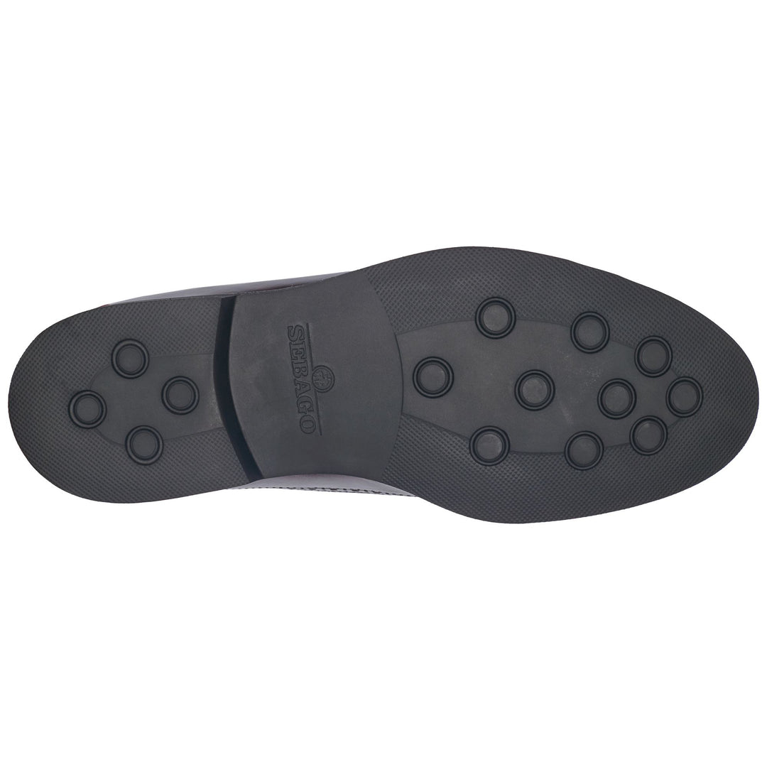 Scarpe da Uomo in Pelle Business Lacciate Basse Marrone Scuro main
