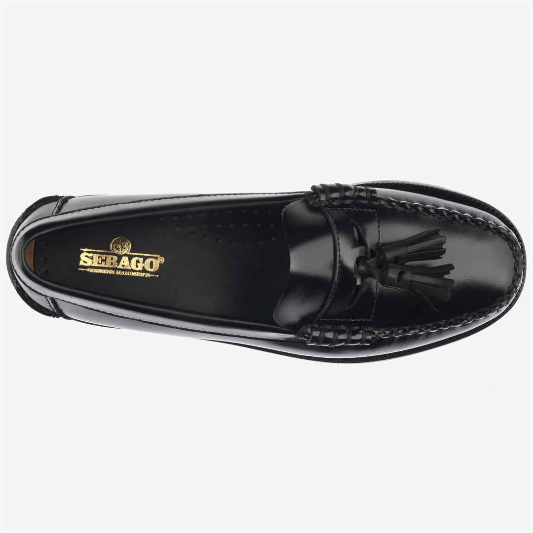 Black Multicolor Women's Leather Moccasin Business Loafers main