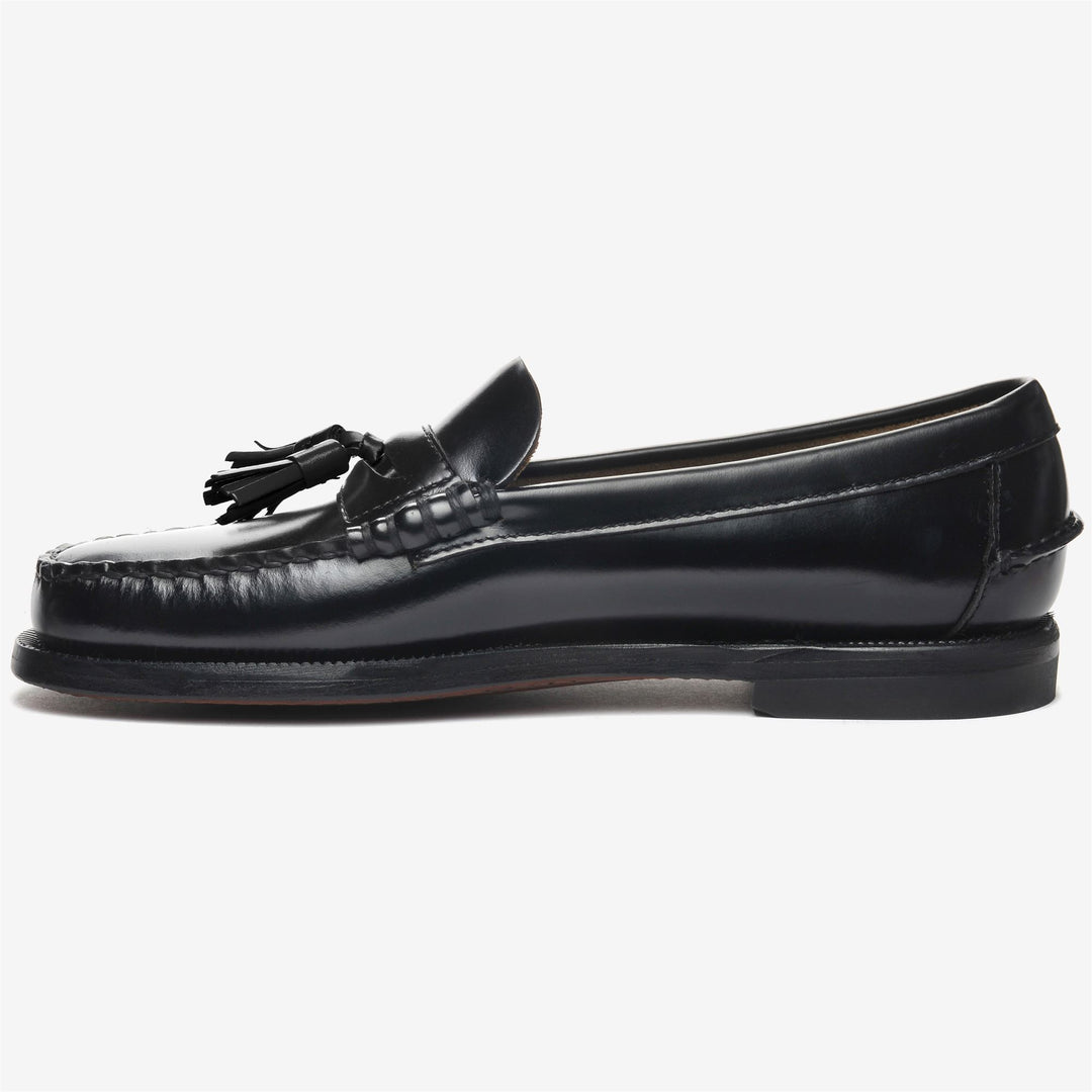 Black Multicolor Women's Leather Moccasin Business Loafers main